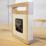 タイルの置き時計:エメラルド - タイル工房コルメーナ