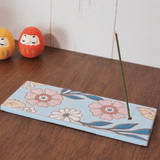 お香たて(タチアオイ) - タイル工房コルメーナ