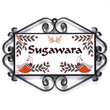 表札:とり - タイル工房コルメーナ