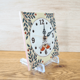 タイルの掛け時計:とり - タイル工房コルメーナ