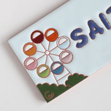 表札:観覧車 - タイル工房コルメーナ