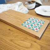 カフェトレー:エメラルド - タイル工房コルメーナ