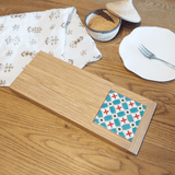 カフェトレー:エメラルド - タイル工房コルメーナ