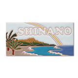 ダイアモンドヘッド - ハワイアンデザインのタイル表札