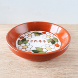 名前入りペット用のご飯皿(小) - タイル工房コルメーナ