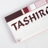 表札:うさぎ - タイル工房コルメーナ